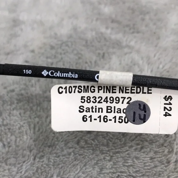 Columbia Men's Pine Needle MR Sunglass Satin Black New